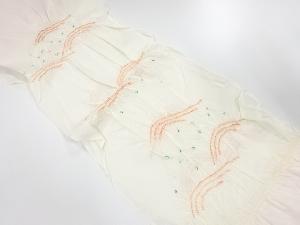 正絹　絽　絞り　夏用帯揚げ